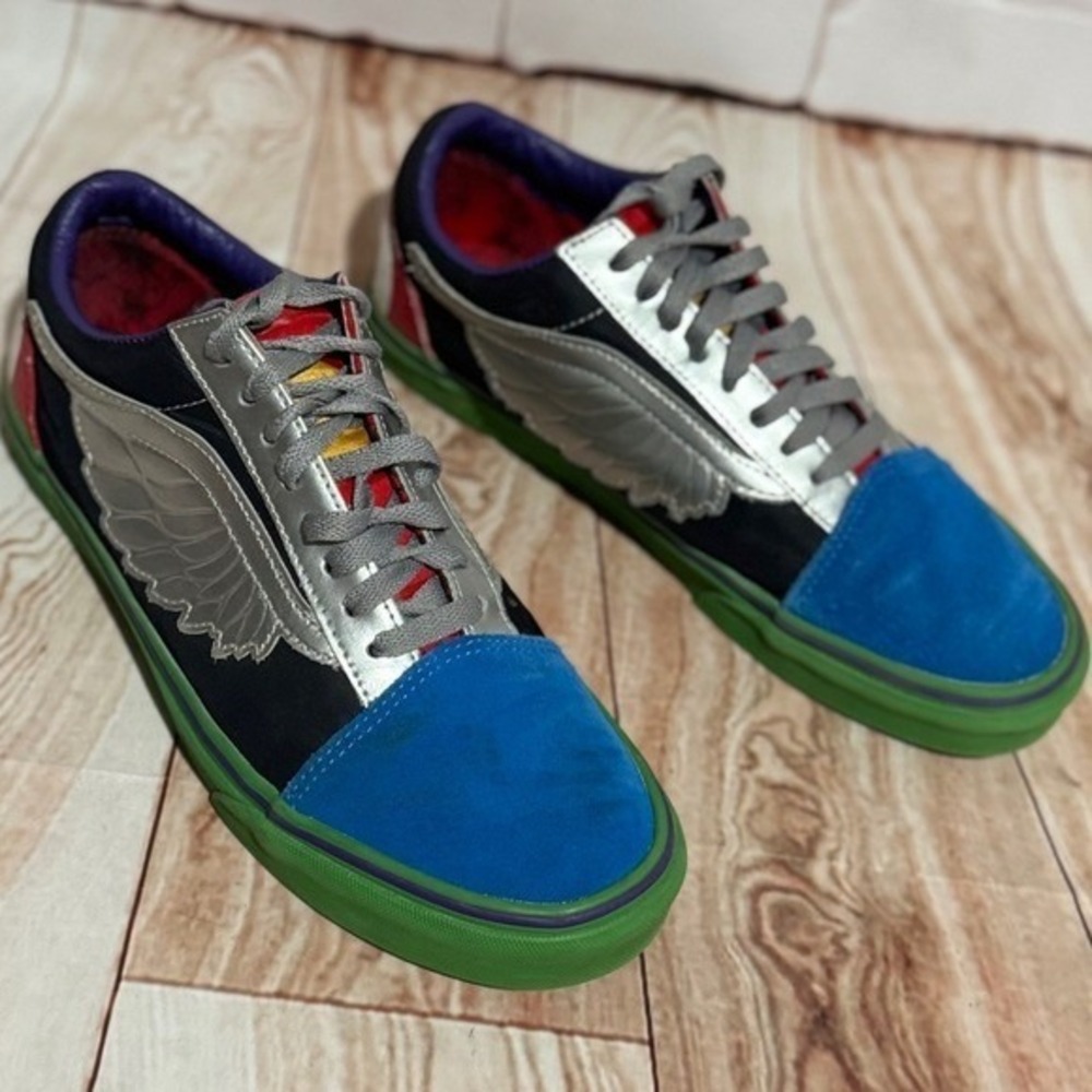 Vans Old Skool Marvel Captain America Wings Skate‎ Shoes Men - Picture 5 of 11